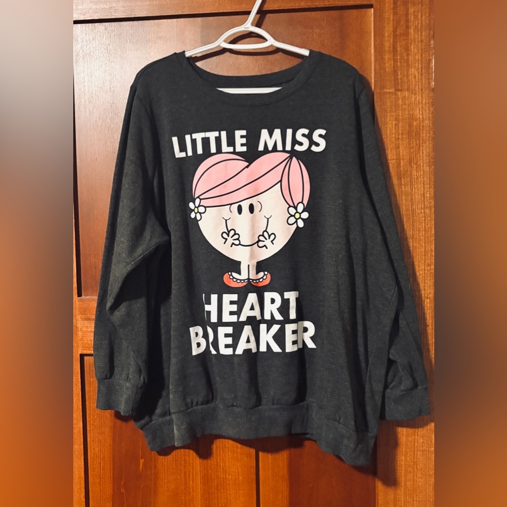 Little Miss Heartbreaker Black Sweatshirt